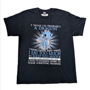 Unisex T shirt, dragon.